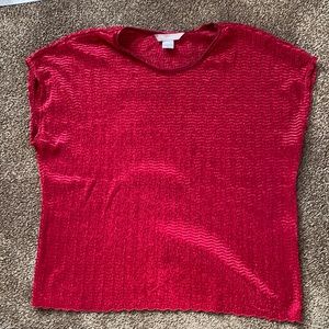 Red blouse stretchy TANJAY 2X